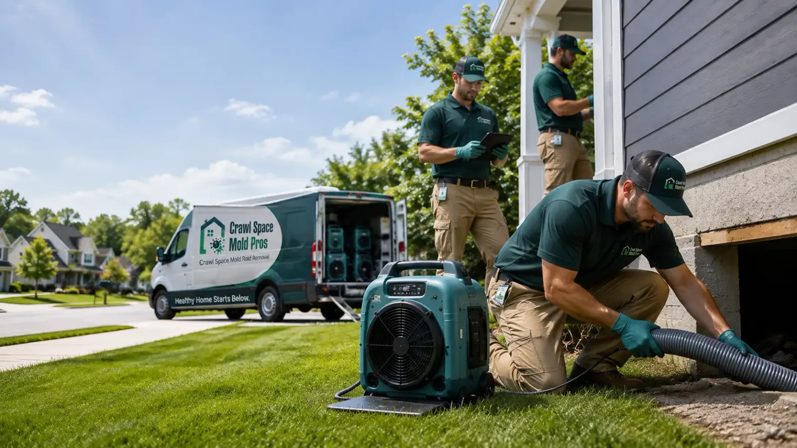 Crawl Space Mold Removal in Harvard, NE
